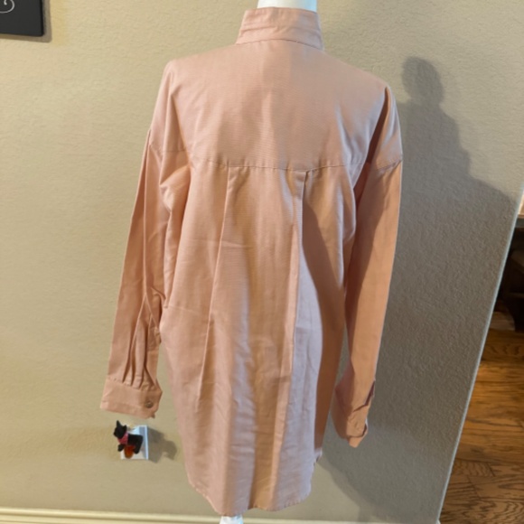 Men's Stubbs Western Wear Light Peach Banded Color Size XL Long Sleeve Shirt XL - Picture 9 of 9